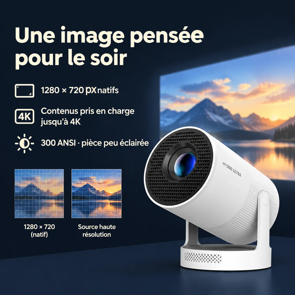 [Scale AI] comparison, Vidéoprojecteur portable HY300 Ultra