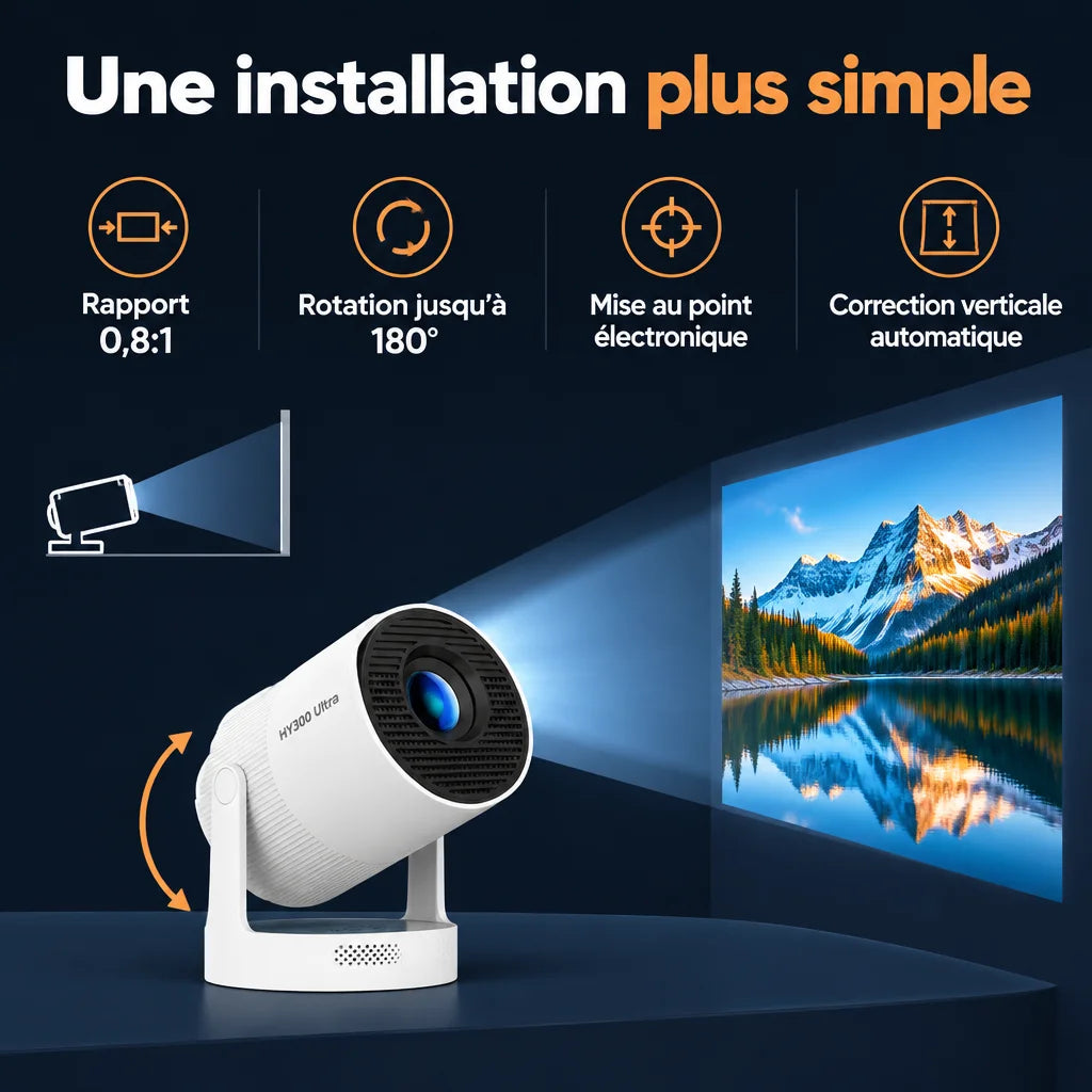 [Scale AI] usp_icons, Vidéoprojecteur portable HY300 Ultra